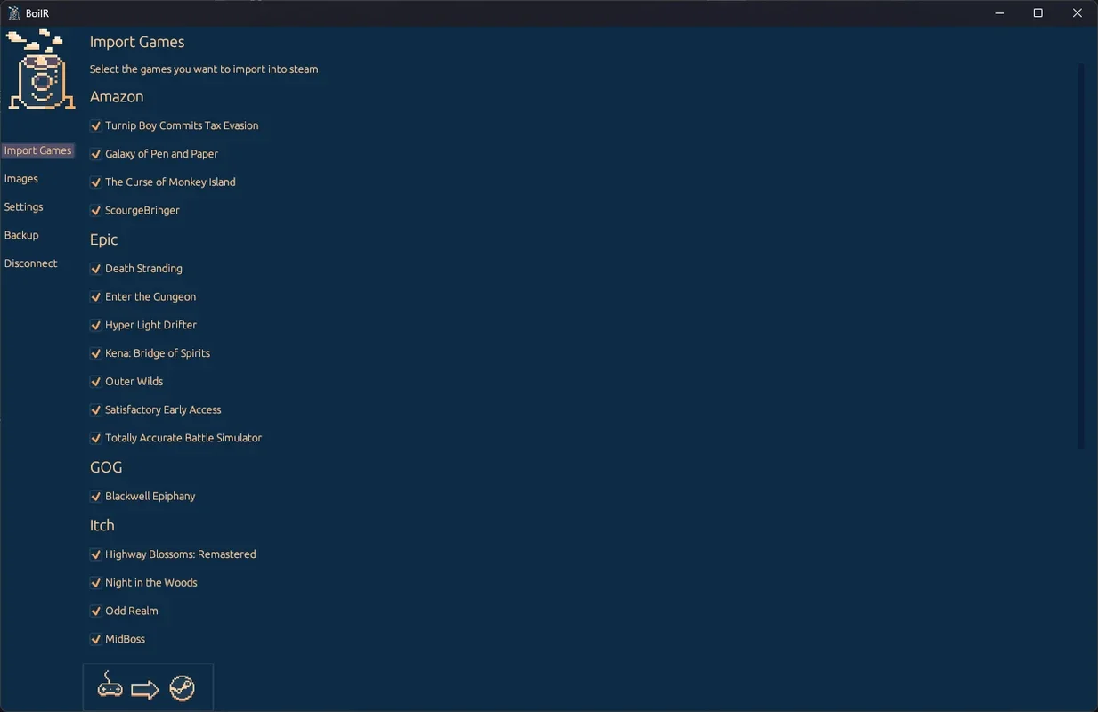 BoilR for Windows: Organize Your Steam Library