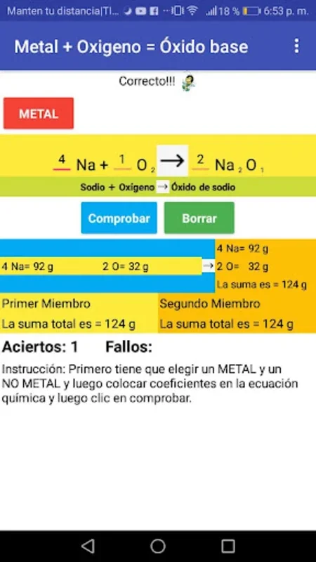 ÓXIDOS for Android: Enhance Chemistry Learning