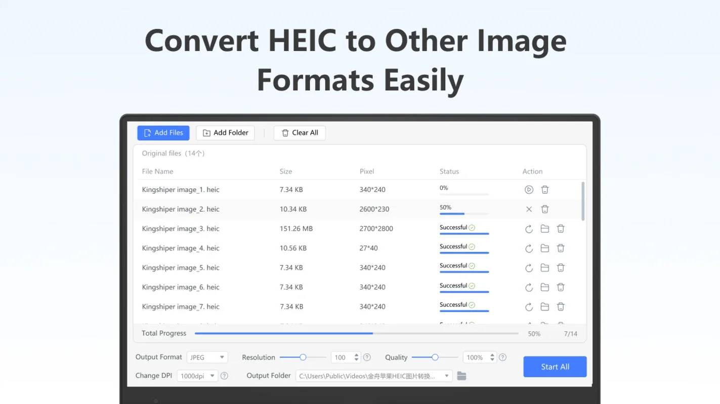 Kingshiper HEIC to JPG Converter for Windows - Effortless Conversion