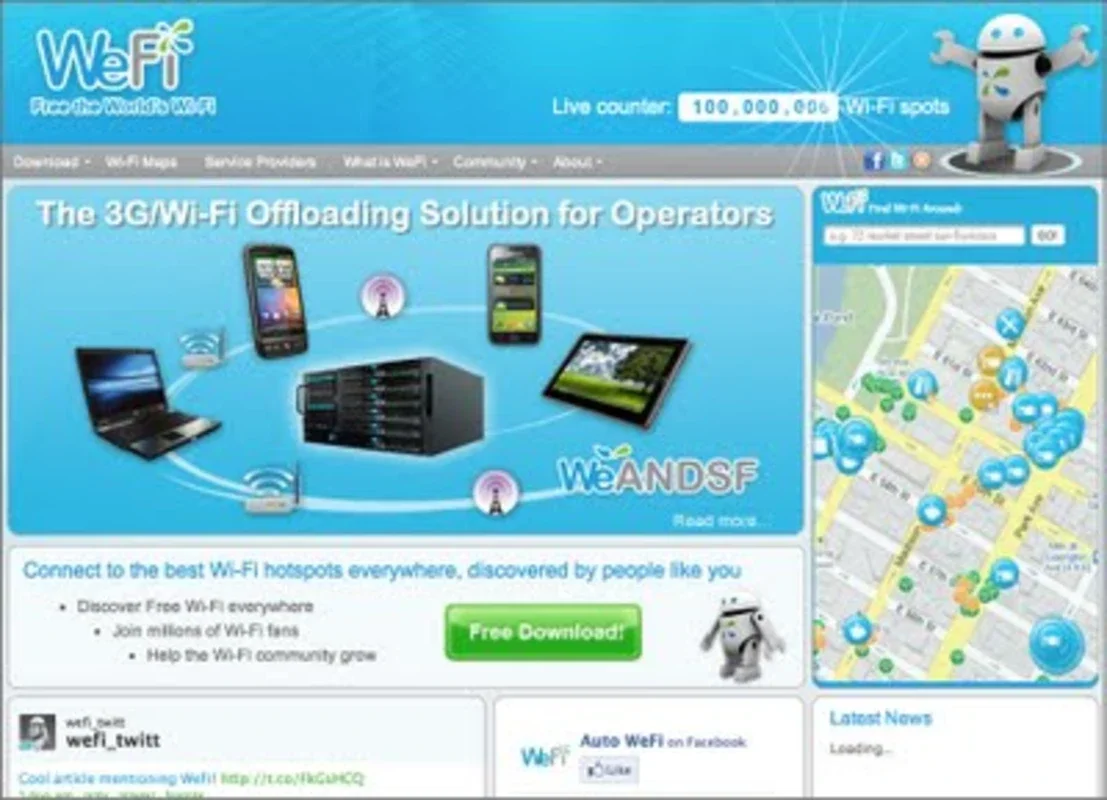 WeFi for Windows - Connect to Free WiFi Easily