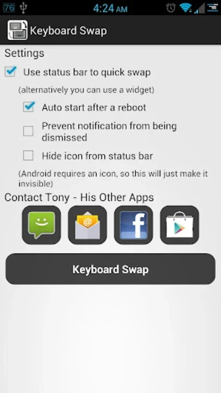 Keyboard Swap for Android - Optimize Typing Experience