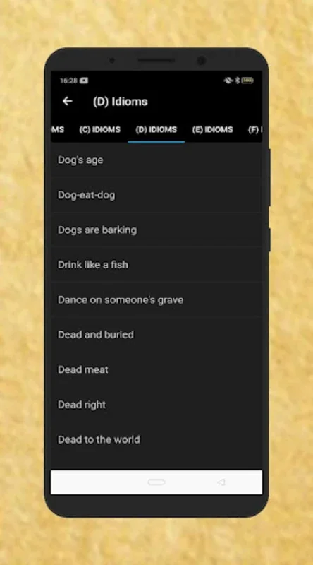 Idioms & Phrases in English for Android - Master Idioms