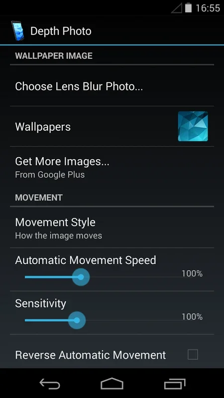 Depth Photo Live Wallpaper for Android - Dynamic 3D Parallax Backgrounds