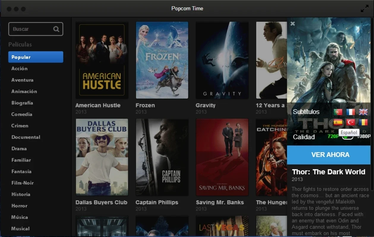 Popcorn Time for Windows: Stream Movies and TV Shows