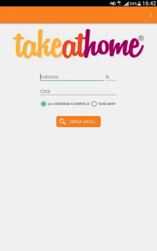 Takeathome® for Android - Effortless Meal Ordering