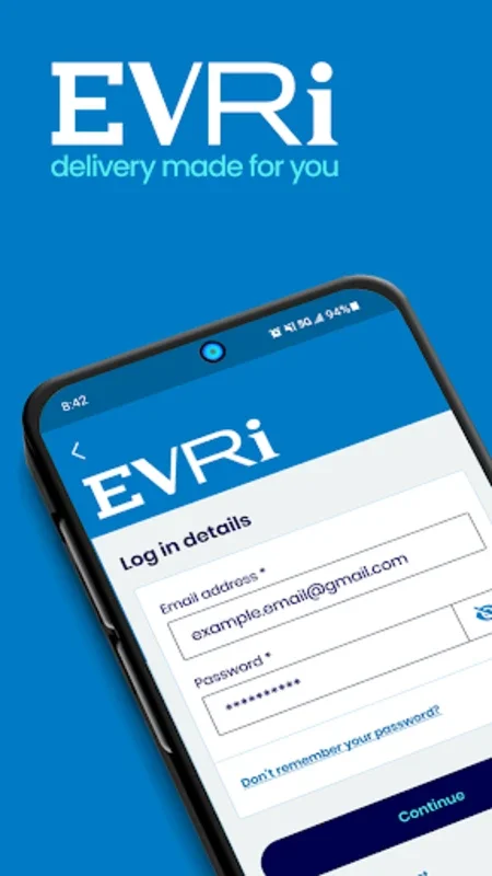 Evri for Android - Manage Parcel Deliveries Easily