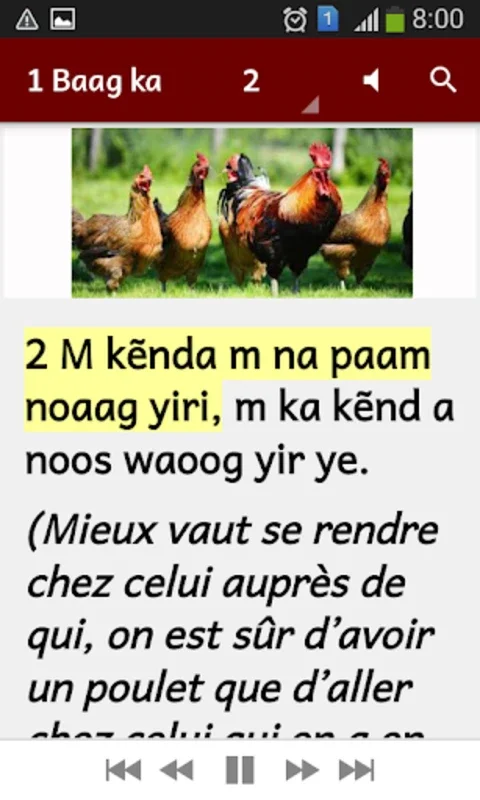 Proverbes en mooré vol. 1 for Android - Explore Mossi Wisdom