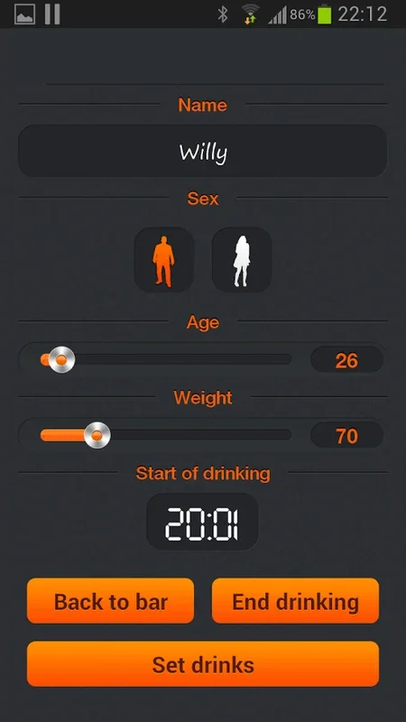 Alcohol Check for Android: Estimate BAC & Customize Tracking