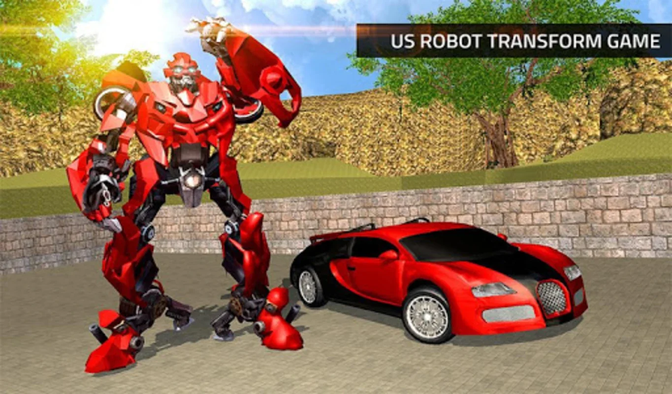 US Robot Transform Car: Android's Exciting Robot Transport Game