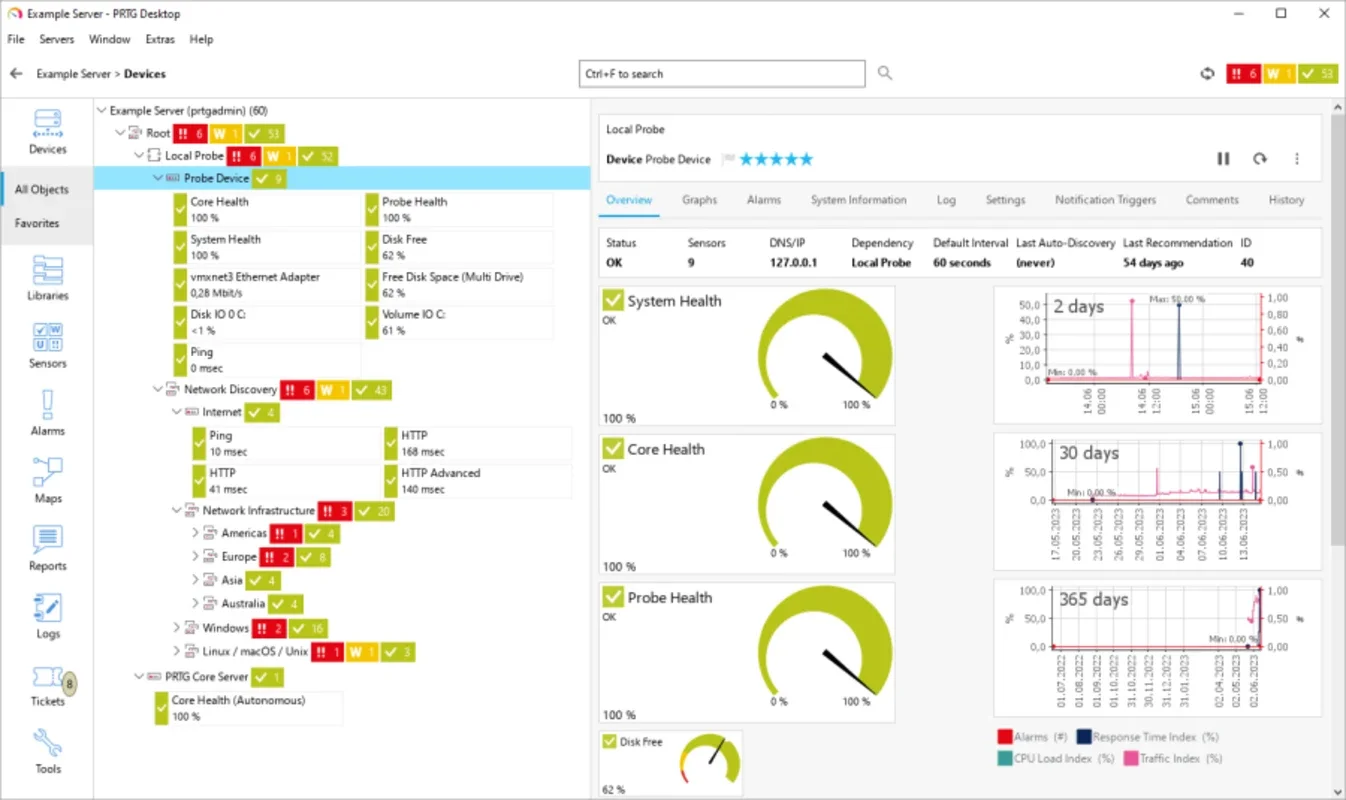 PRTG Network Monitor for Windows: Comprehensive Network Monitoring