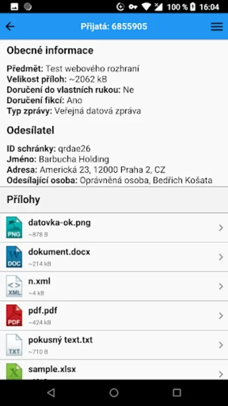 Datovka for Android - Efficient Czech Correspondence App