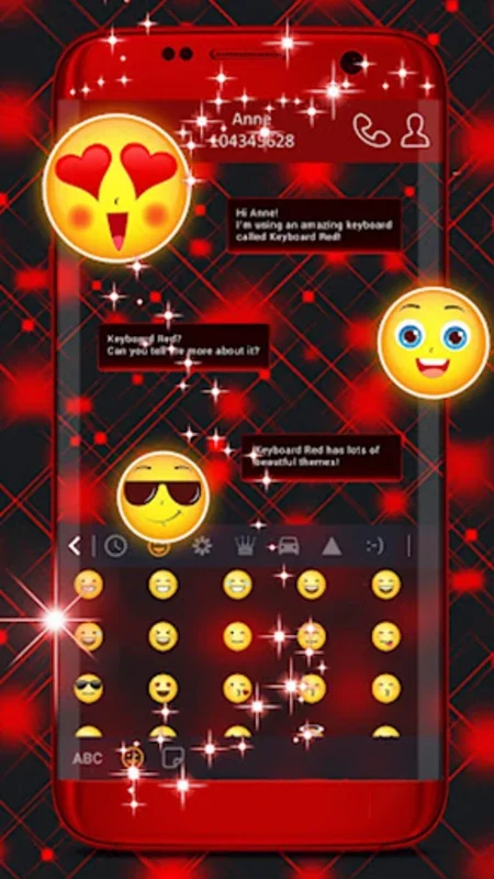 Keyboard Red for Android - Redefine Your Typing with APK from AppHuts