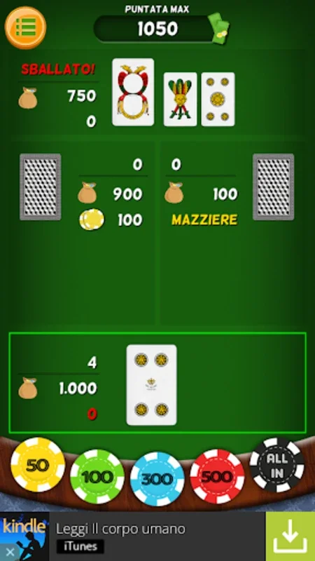 Sette e Mezzo for Android - Engaging Card Game