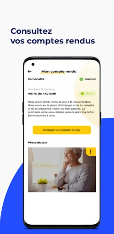 Veiller sur mes parents for Android - Keep Your Elderly Loved Ones Safe