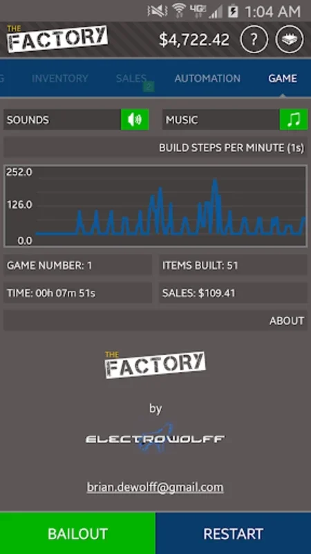 The Factory for Android - Build and Manage Your Facility