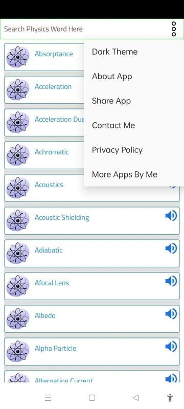 Physics Dictionary for Android: Comprehensive Physics Terms