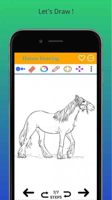 How to Draw Horse Step by Step for Android - Download the APK from AppHuts