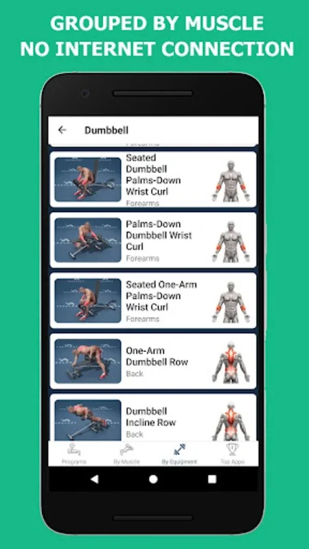 Fitness in Action for Android: Customizable Workouts & Offline Access