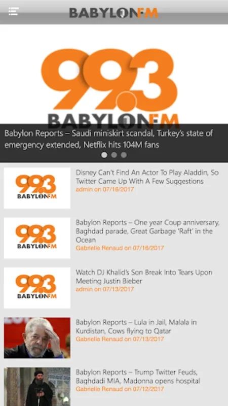 BABYLON FM for Android - Unique Music Experience