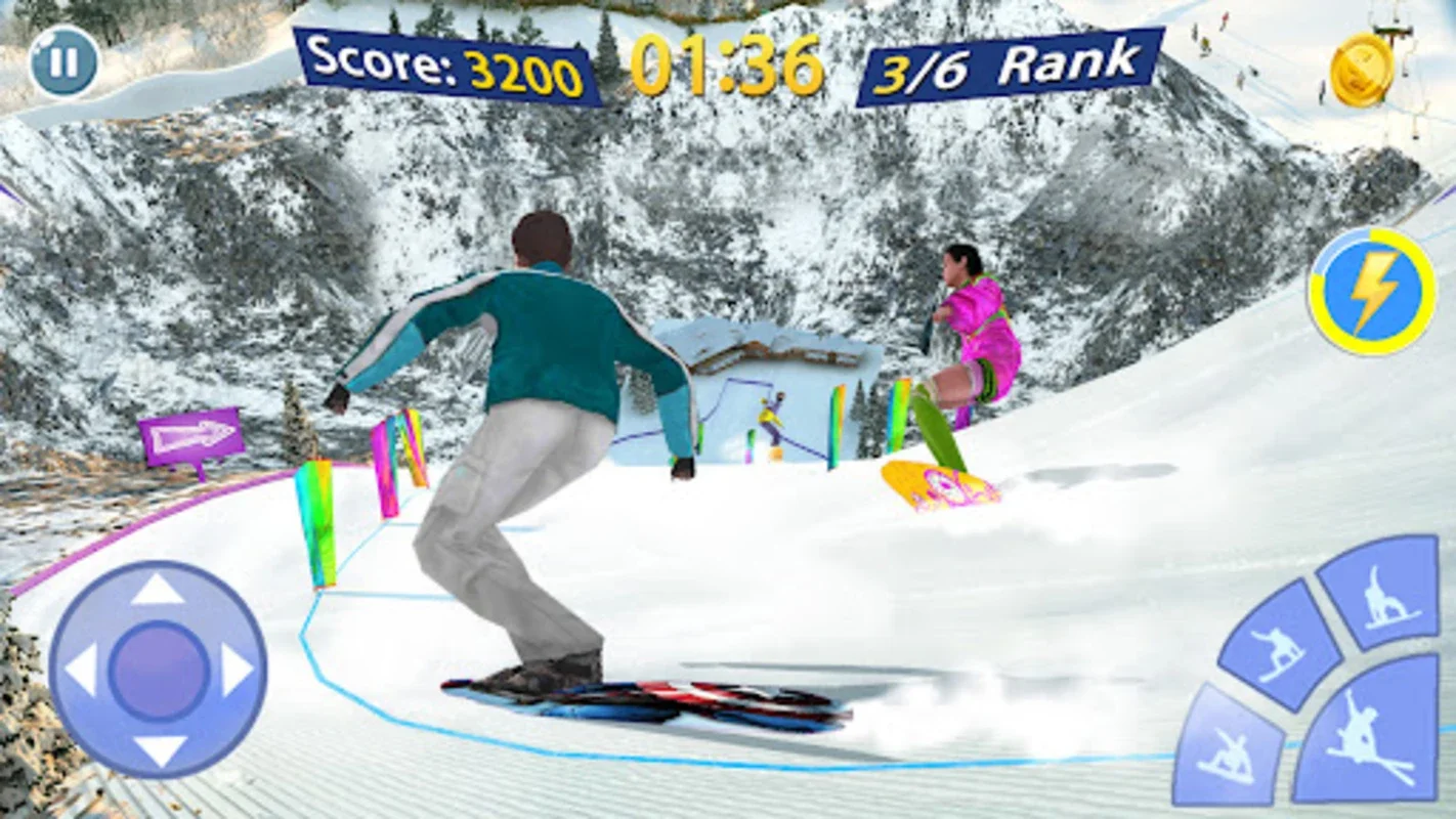 Snow Mountain Skater for Android - Thrilling Skiing Experience