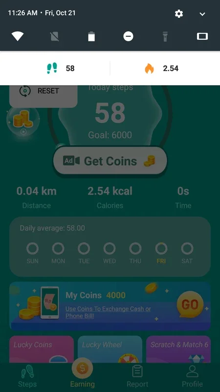 Lucky Step for Android: Track Steps and Burn Calories