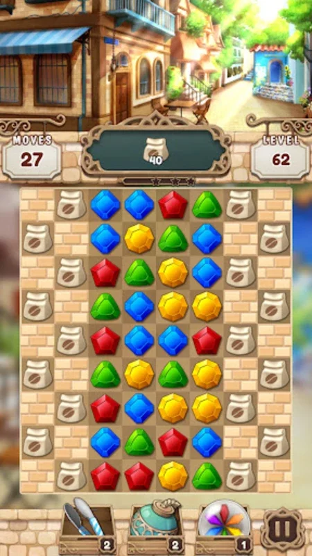 Cafe Terrace: Jewel Match 3 for Android - Engaging Puzzle Fun