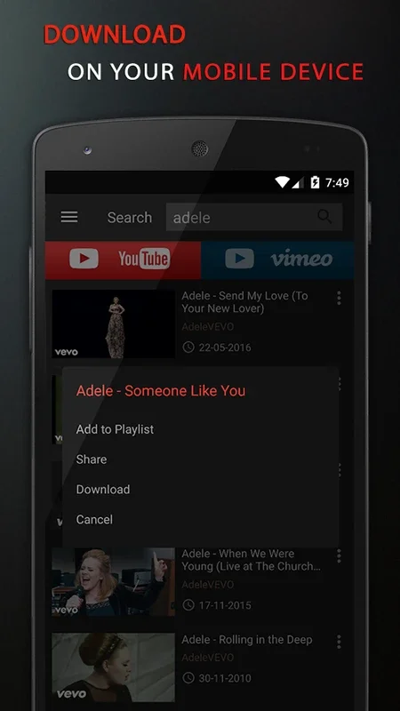 VidTube YouTube Downloader for Android - Effortless Video Downloads