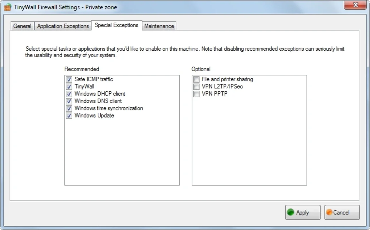 TinyWall: Lightweight Windows Firewall for Enhanced Security