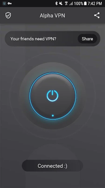 ALPHA VPN for Android - Secure Browsing Solution