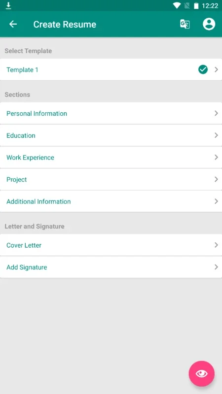 Resume Builder & CV Maker for Android - Create Professional Resumes