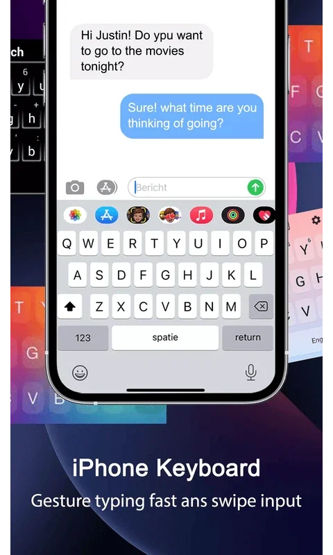 iPhone Keyboard - iOS 18: iOS Typing Experience on Android