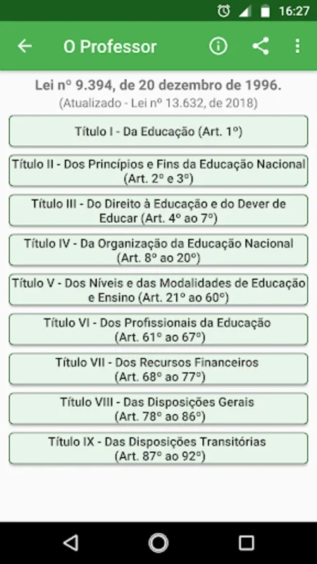 LDB for Android - Access Educational Law for Teaching Competitions