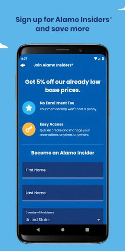 Alamo for Android - Streamline Your Car Rentals