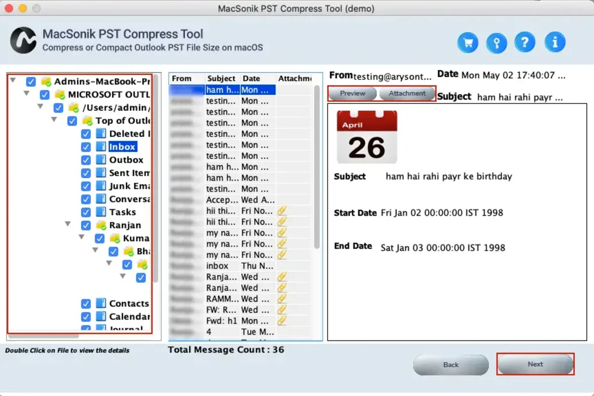 MacSonik PST Compress Tool for Mac: Efficient PST Compression