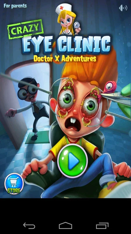 Crazy Eye Clinic for Android - A Fun Eye Doctor Game for Kids