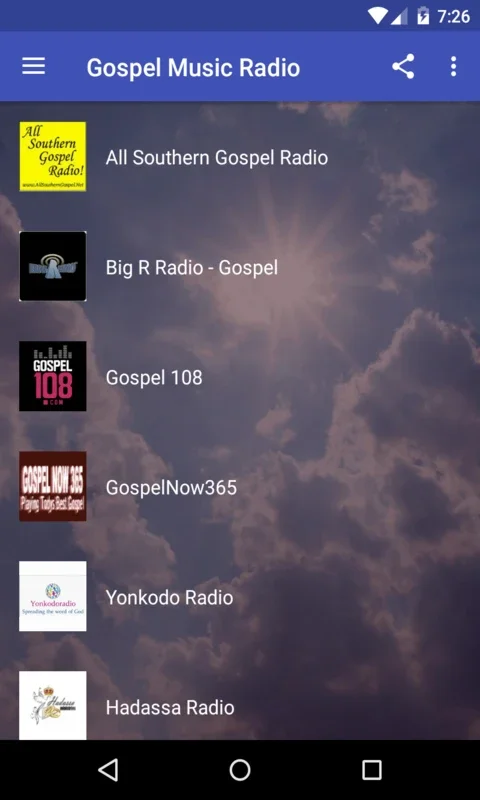 Gospel Music Radio for Android - Enjoy 24/7 Gospel Tunes