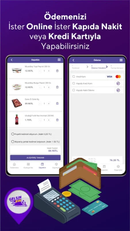 Gelsineve - Online Market for Android - Shop for Groceries Anytime