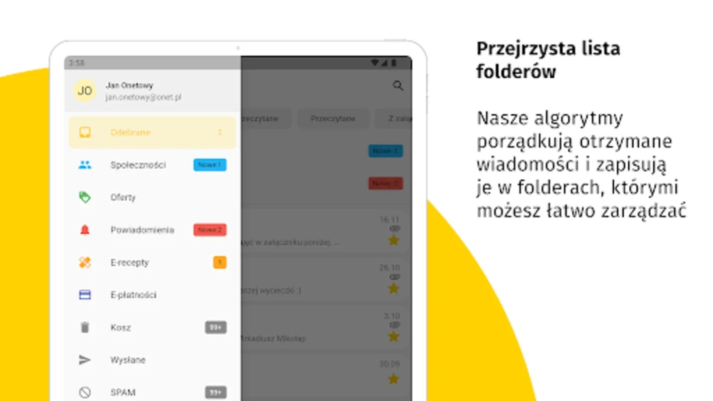 Onet Poczta for Android - Manage Emails Effortlessly