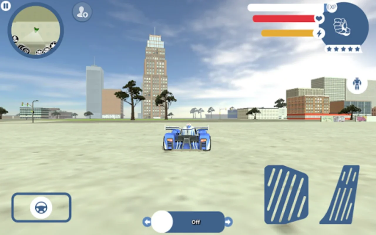 Supercar Robot for Android - Thrilling Racing-Gunfight Game