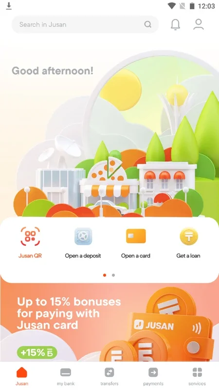 Jusan for Android - Simplify Your Banking