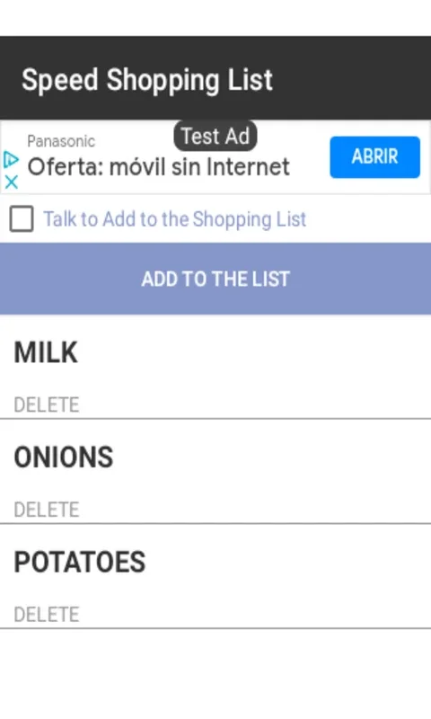 Speed Shopping List for Android: Simplify Your Shopping