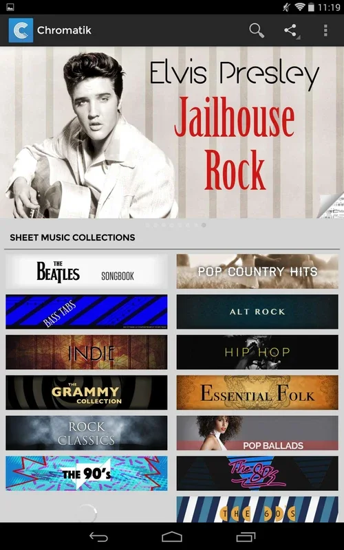 Chromatik for Android - Free Sheet Music, Chords & Tabs