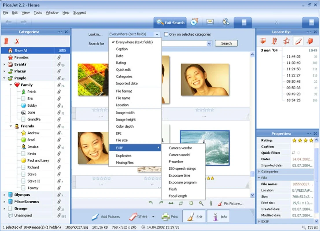 PicaJet Photo Organizer for Windows - Free and Powerful