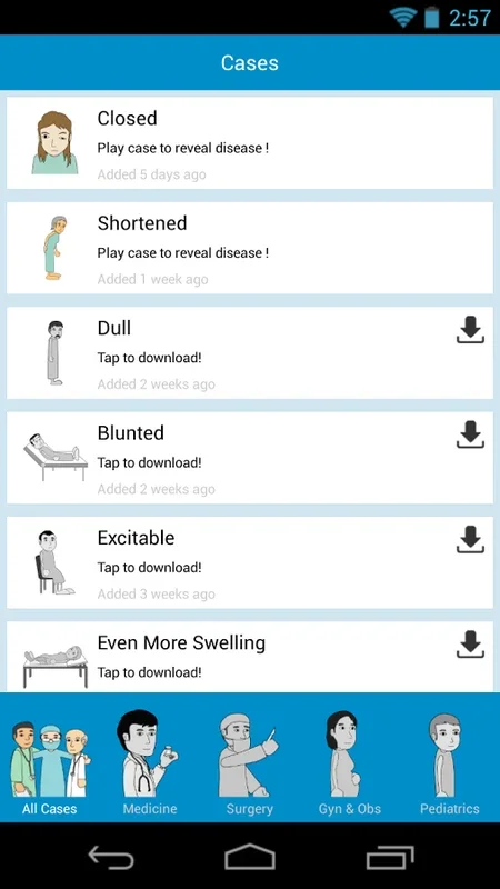 Prognosis : Your Diagnosis for Android - Enhance Medical Skills