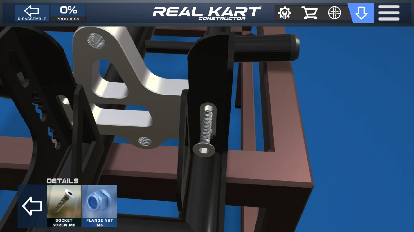 Real Kart Constructor for Android: Build Virtual Karts