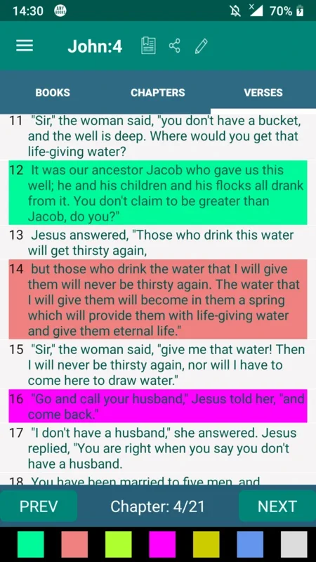 Good News Bible for Android - Access Bible Passages Easily