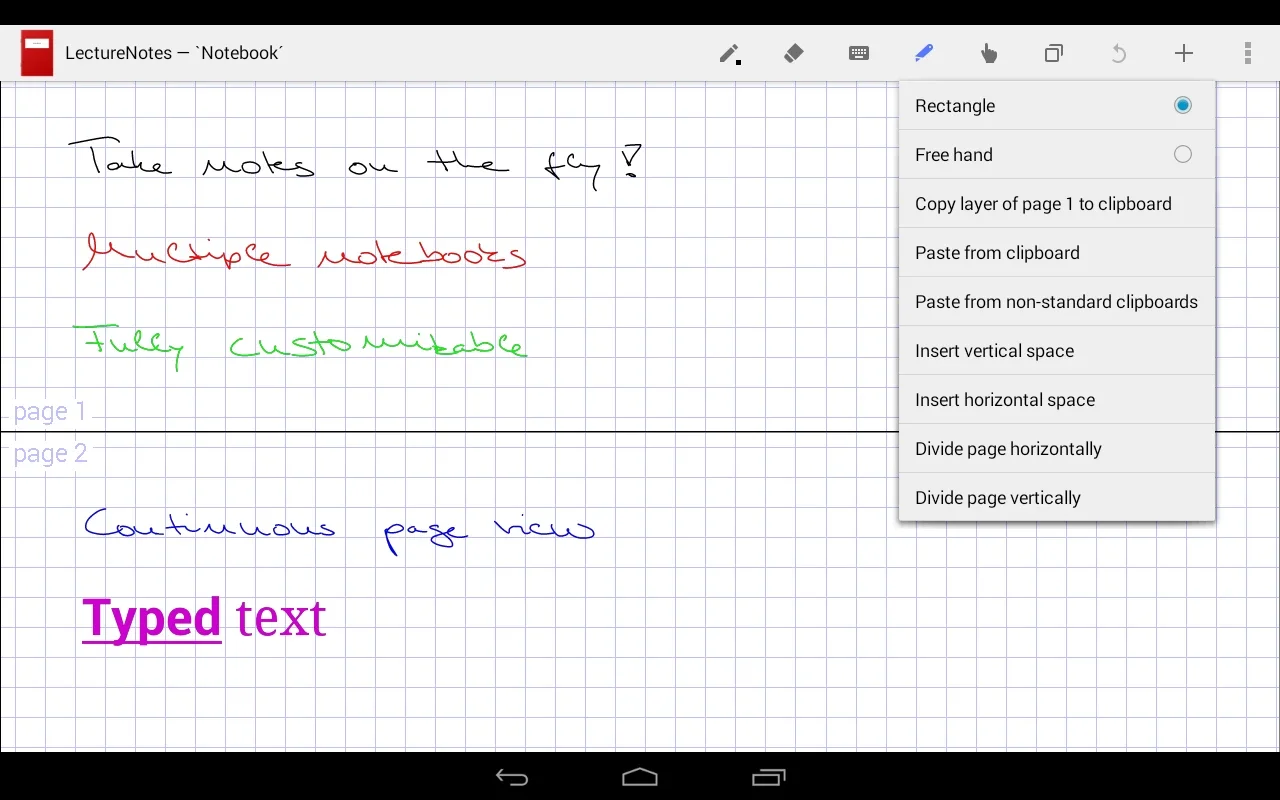 LectureNotes (Trial Version) for Android - Organize Your Notes