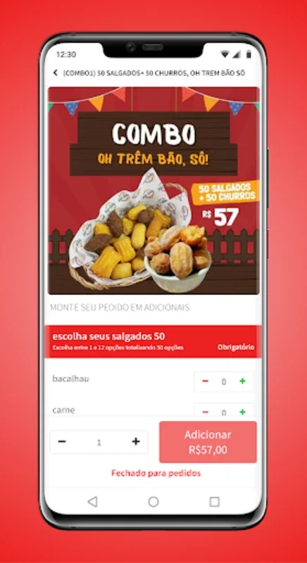 Salgaderia Quero Mais for Android - Gourmet Snacks at Your Fingertips