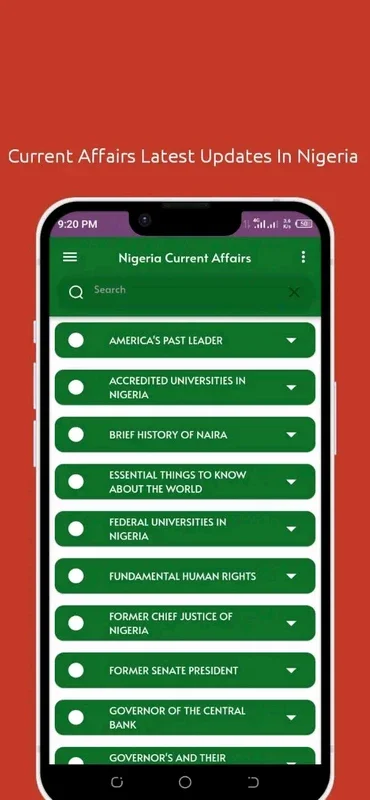 Nigeria Current Affairs for Android - Stay Informed