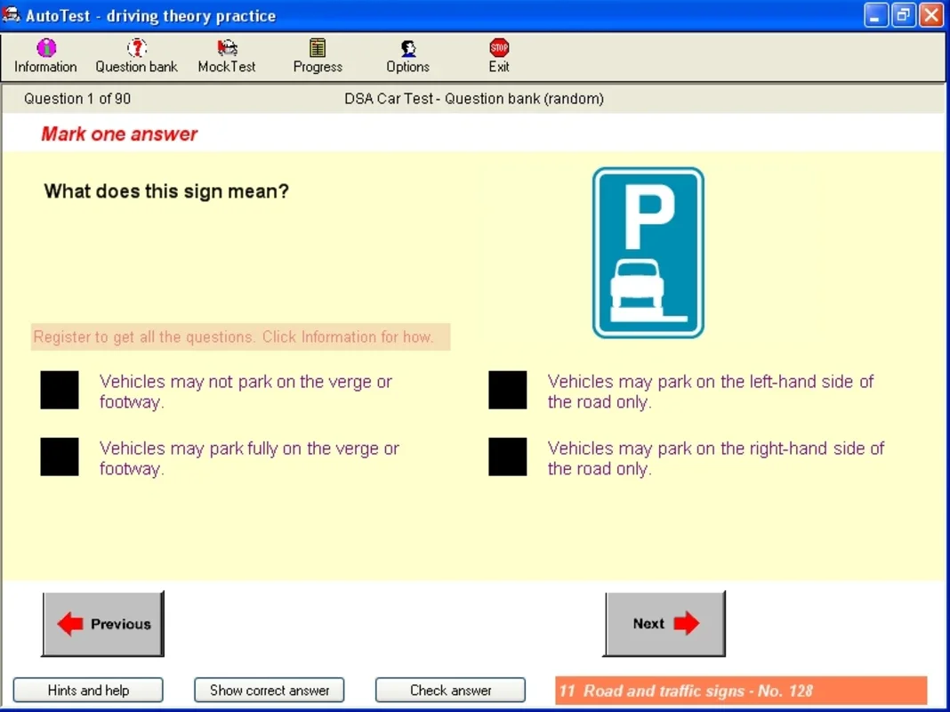 AutoTest for Windows - Prepare for Driving Theory Test